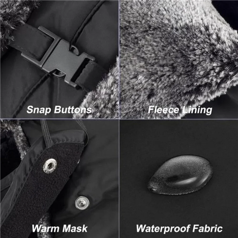 Winter Hats for Women Men Trapper Ushanka Hat with Ear Flaps Warm